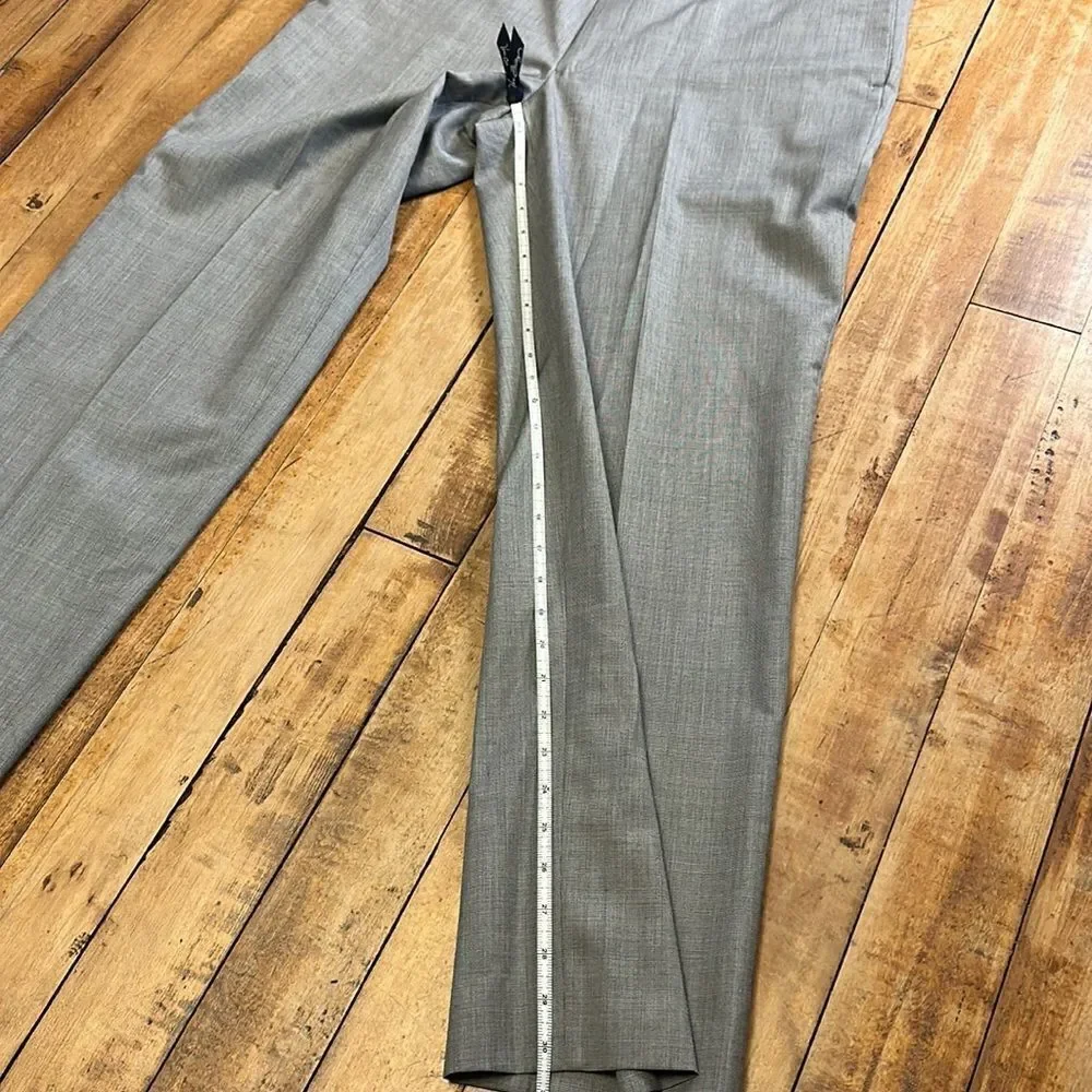 Alfani Mens size 36 Gray Wool Blend Formal Trousers Office, Wedding Etc
